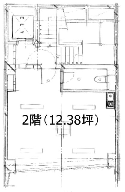 中野南口駅前ビル2F 間取り図