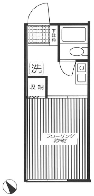 メゾン神宮前ビル2F 間取り図