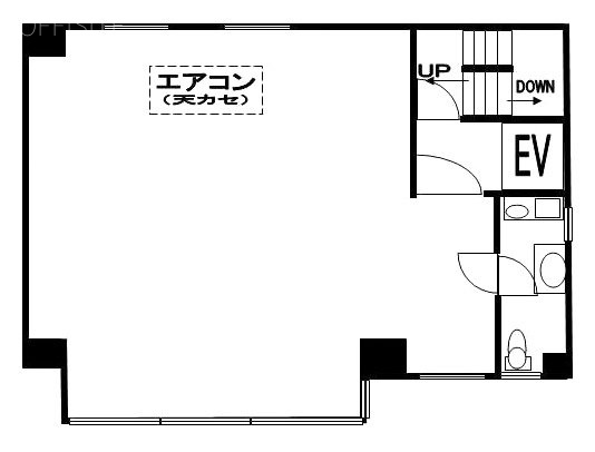 岡村ビル2F 間取り図