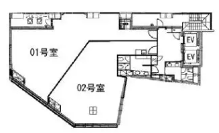 TOP HILLS GARDEN 道玄坂1 間取り図