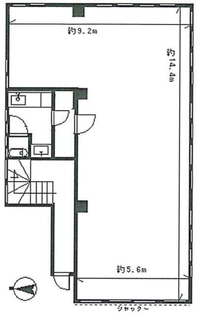 小森ビル1F 間取り図