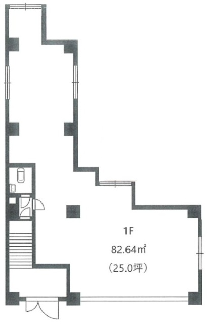 明興ビル1F 間取り図