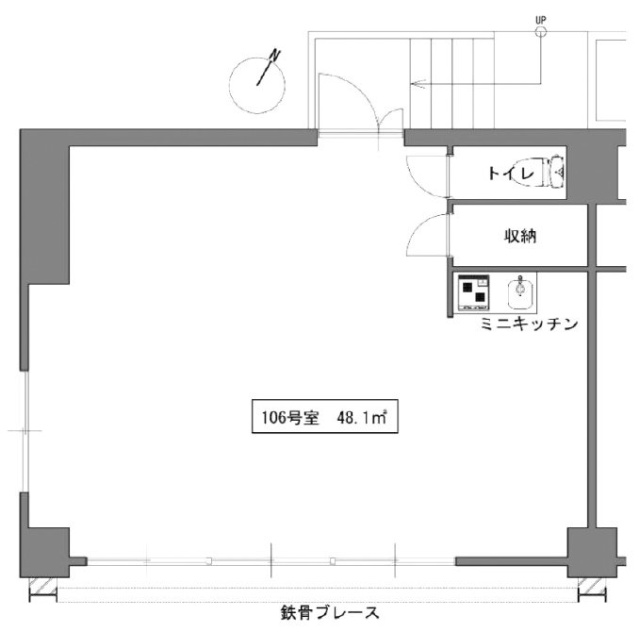 等々力光和マンション106 間取り図