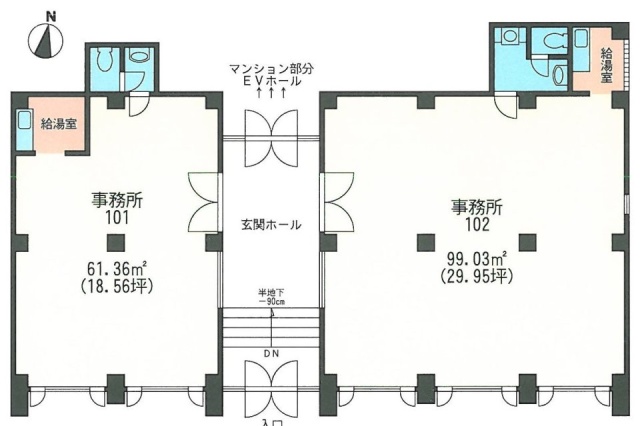 IK麻布ビル102 間取り図