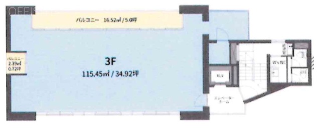IVYWORKS(アイビーワークス)3F 間取り図