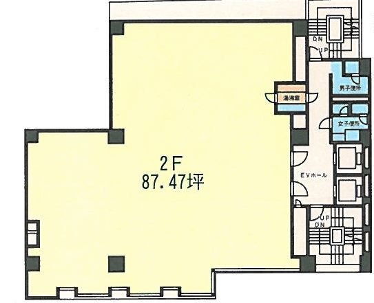 櫻岳(おうがく)ビル2F 間取り図