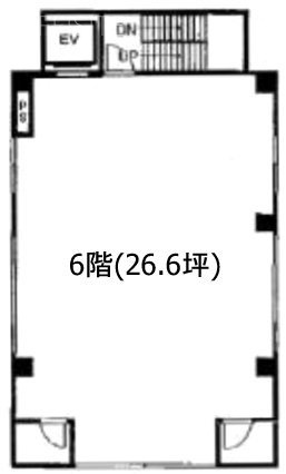 西葛西駅前ビル6F 間取り図