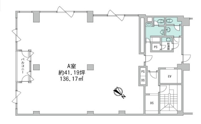 内山ビルA 間取り図