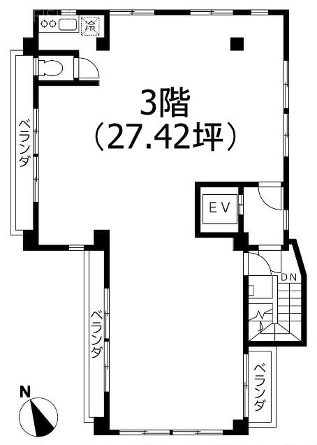 YSビル3F 間取り図