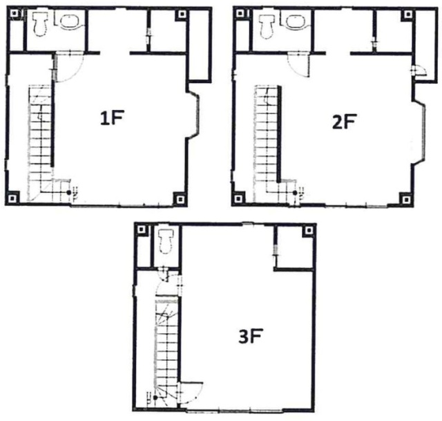東光ビル1F~3F 間取り図