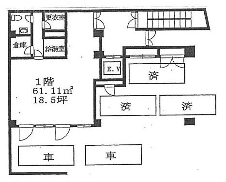 花房山ヒルズ1F 間取り図