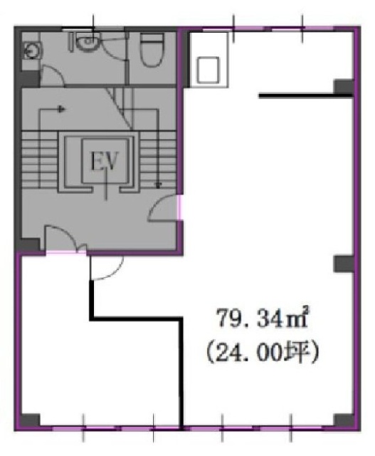 アンジェリック・フォセッテビル5F 間取り図