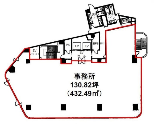 アレトゥーサ渋谷2F 間取り図