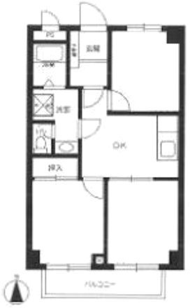 アール平河町302 間取り図