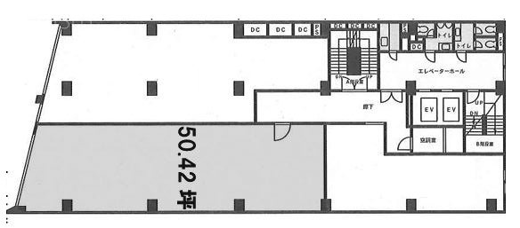 名取ビル9F 間取り図