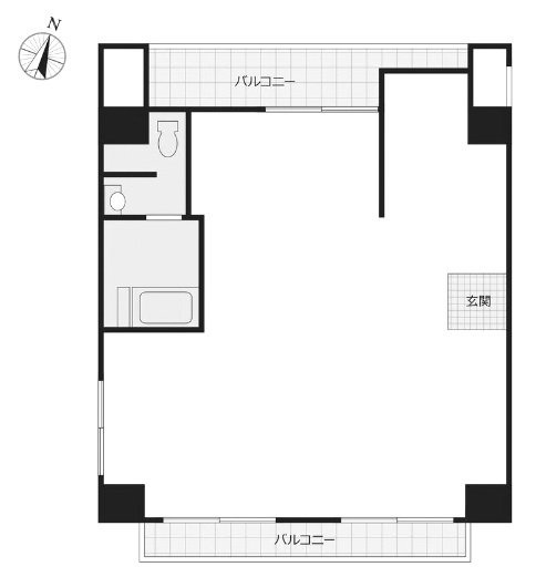 ARUGA18ビル4F 間取り図