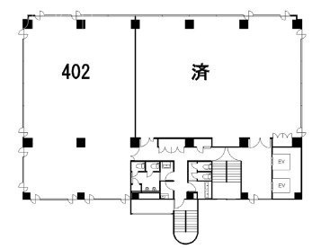 Nビル東陽町402 間取り図