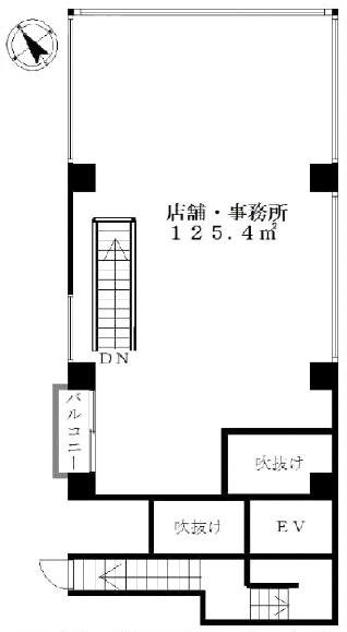 雅庵神楽坂ビル2F 間取り図
