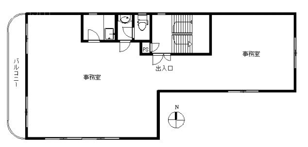 的場ビル201 間取り図