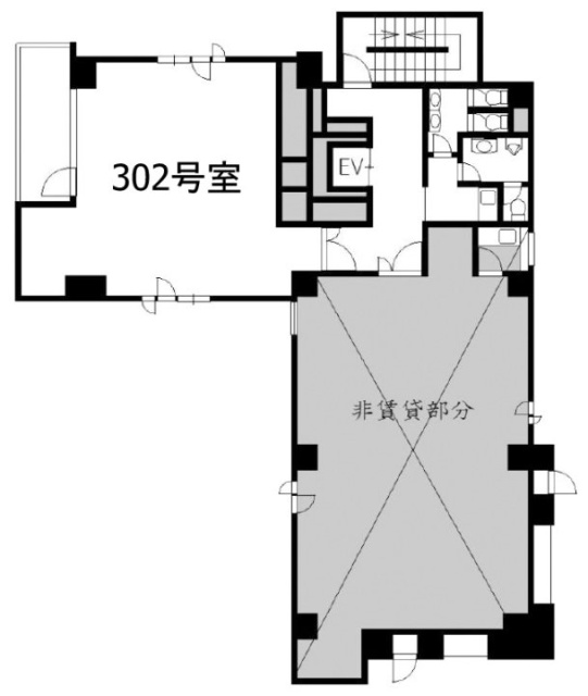 ルート西池袋ビル302 間取り図