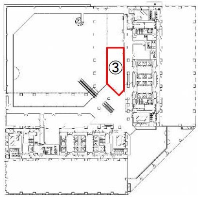 ソリッドスクエア西館2F 間取り図