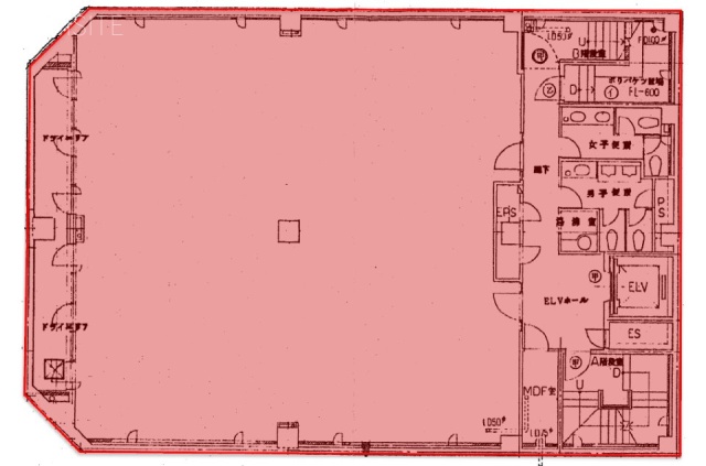 サンユー蛎殻町ビルB1F 間取り図
