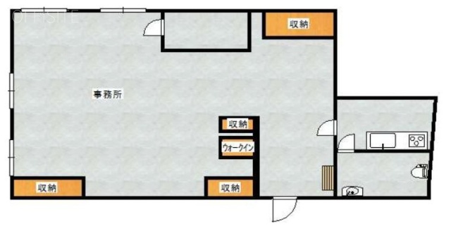 唐沢第2ビル601 間取り図
