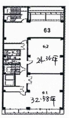 共同ビル小伝馬町61 間取り図