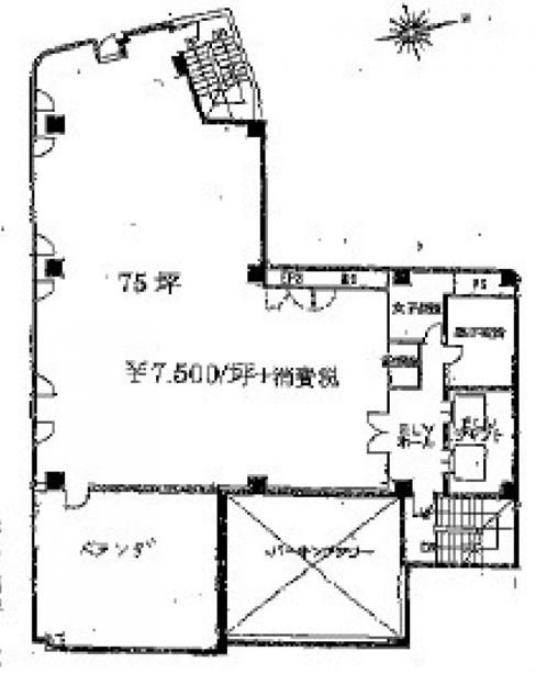 旭センタービル6F 間取り図