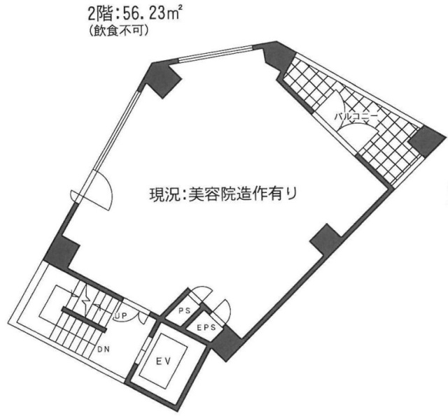 第6横芝ビル2F 間取り図