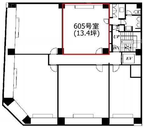 KN日本橋ビル605 間取り図