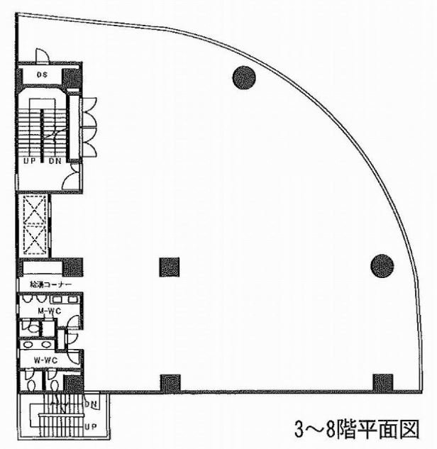 田原町シティビル7F 間取り図