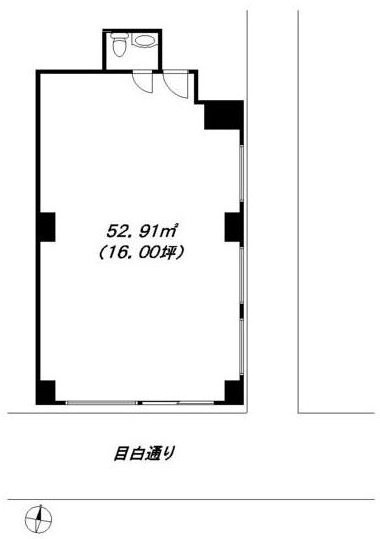 ジュエリーベル目白ビル1F 間取り図