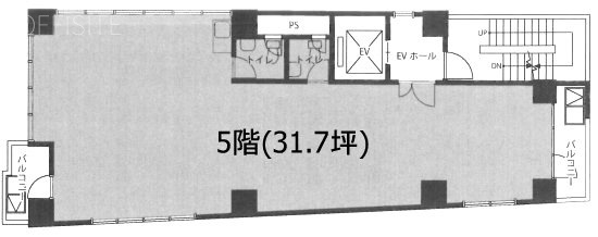 新栄宮益ビル5F 間取り図