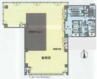 ファーストスクエア五反田8F 間取り図