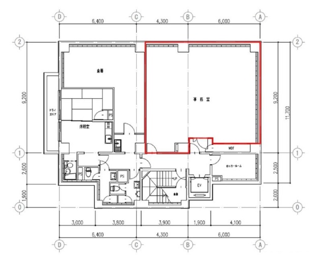 オーシー中野ビルB1F 間取り図