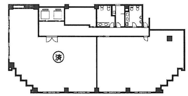 NEOX新宿ビル2F 間取り図