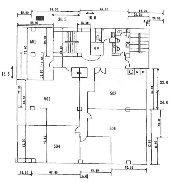 第1古茂田ビル502 間取り図