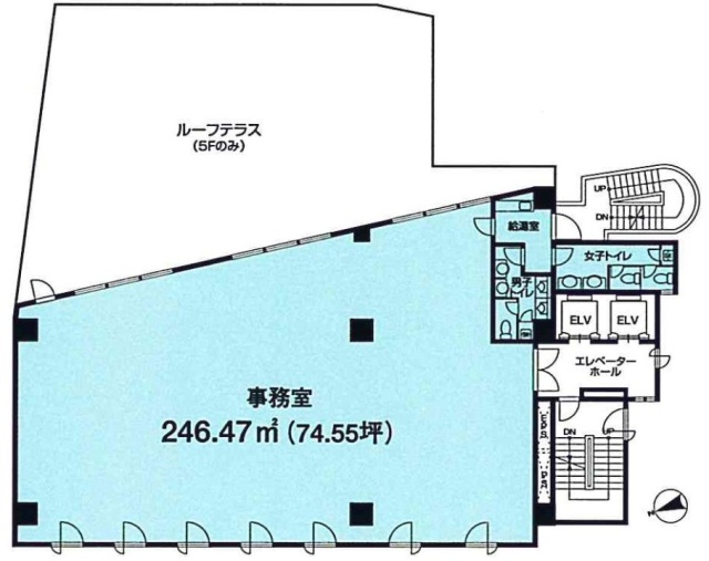 南品川ミヤデラビル6F 間取り図