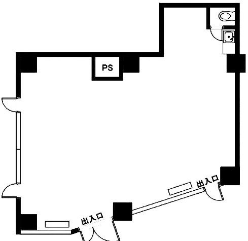 モナークマンション田町1F 間取り図