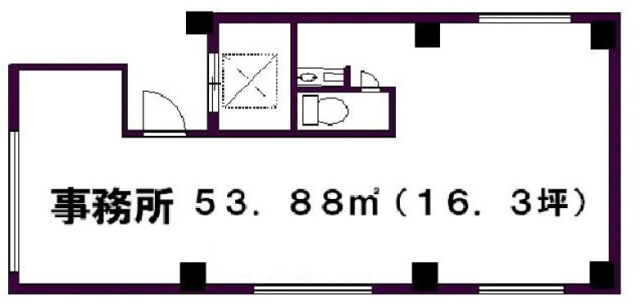 JMNビル5F 間取り図