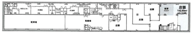 新橋プラザビルB1F 間取り図
