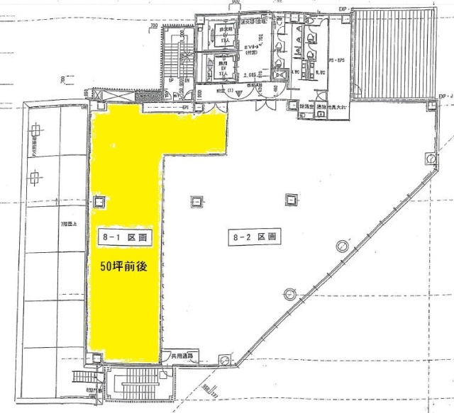 新四curumuビルB-1 間取り図