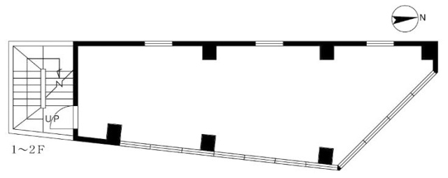 ウェールビル1F 間取り図