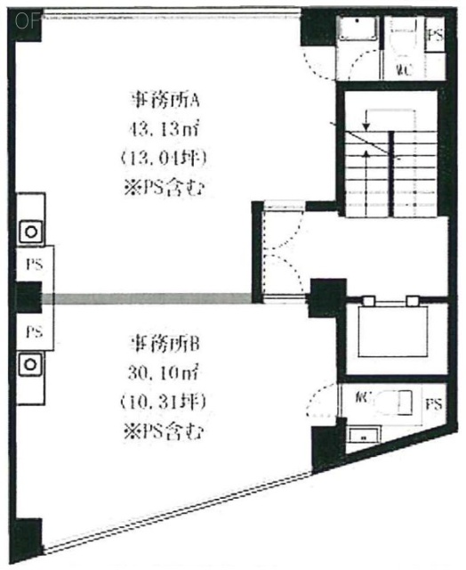 B-PLACEビルA 間取り図