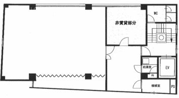 矢萩第2ビル6F 間取り図