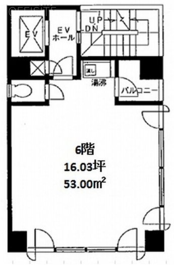 寿々木ビル6F 間取り図