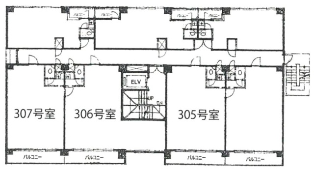 パレス南池袋ビル305 間取り図