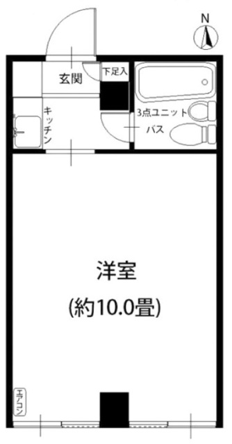 メゾンHAYASHI202 間取り図