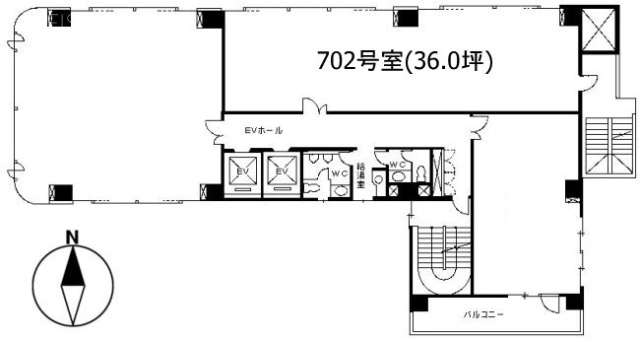 SMKビル702 間取り図